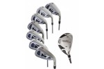 MEN'S RIGHT HAND AGXGOLF MAGNUM XS-WIDE SOLE GRAPHITE IRONS SET w/4 HYBRID +5-9 IRONS +PW & SW
